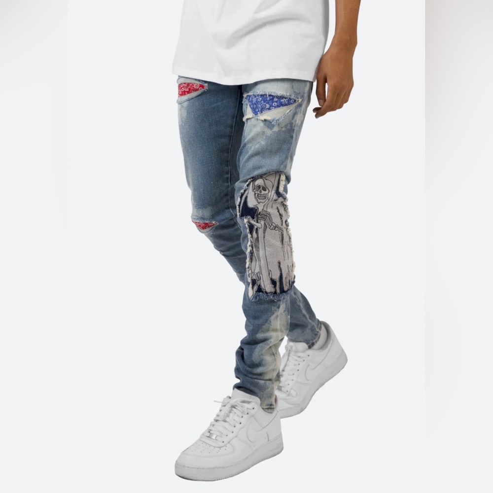 Blue Skinny Jeans